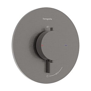 hansgrohe Ecostat Comfort S thermostat 33714340 concealed, for 1 outlet, 25.4 l/min, brushed black chrome