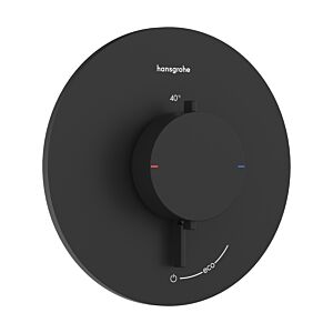 hansgrohe Ecostat Comfort S thermostat 33714670 concealed, for 1 outlet, 25.4 l/min, matt black