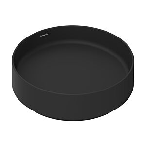 hansgrohe Xuniva Evo S countertop washbasin 60323670 400x400mm, round, without tap hole/overflow, matte black
