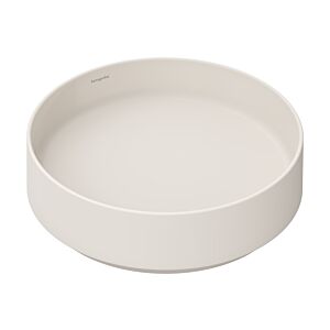 hansgrohe Xuniva Evo S countertop washbasin 60323780 400x400mm, round, without tap hole/overflow, sand beige matt