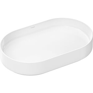 hansgrohe Xuniva Evo U countertop washbasin 63009450 650x400mm, oval, without tap hole/overflow, SmartClean, Hygiene Effect, white