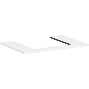 Console Hansgrohe Xilesa E 54269700, découpe centrale, 780 x 550 mm, blanc mat