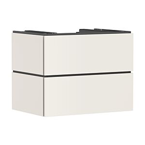 Meuble sous-vasque Hansgrohe Xilesa E 54300780 2 tiroirs avec PushOpen, 780 x 550 mm, beige sable mat