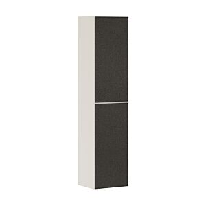 hansgrohe Xevolos E Hochschrank 54222660 400x360x1760mm, rechts, sandbeige matt, Textil dunkelgrau