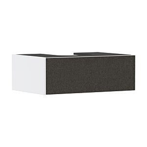 hansgrohe Xevolos E Waschtischunterschrank 54310660 780x550x275mm, 1 Schublade, mattweiß, Textil dunkelgrau