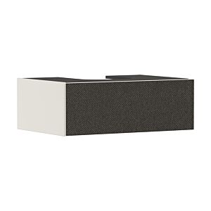 hansgrohe Xevolos E Waschtischunterschrank 54311660 780x550x275mm, 1 Schublade, sandbeige matt, Textil dunkelgrau