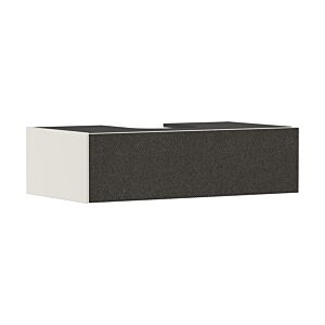 hansgrohe Xevolos E Waschtischunterschrank 54314660 980x550x275mm, 1 Schublade, sandbeige matt, Textil dunkelgrau