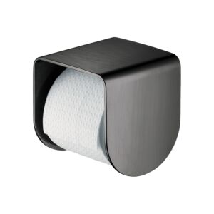 hansgrohe Porte-rouleau de papier Axor 42436340 avec étagère, chrome noir brossé