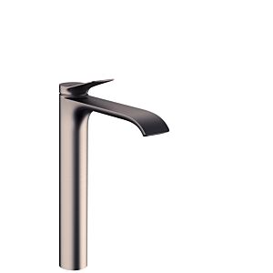 Mitigeur lavabo Hansgrohe Vivenis 75040340 avec bonde clic-clac, finition chrome noir brossé