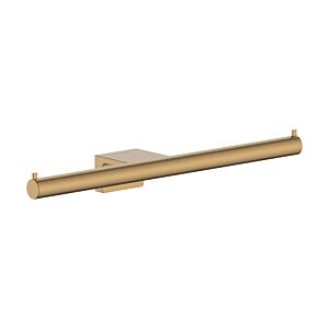 Porte-papier toilette mural double hansgrohe AddStoris S 41768140, bronze brossé