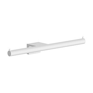 Porte-papier toilette mural double hansgrohe AddStoris S 41768700, blanc mat