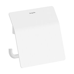 Porte-papier toilette Hansgrohe AddStoris S 41783700 avec couvercle, blanc mat