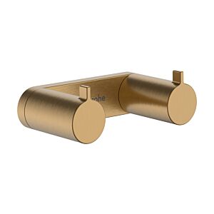 Porte-serviettes mural hansgrohe AddStoris S 41785140, 2 crochets, bronze brossé