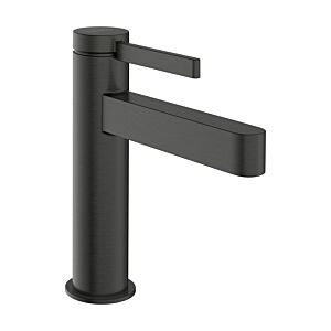 hansgrohe Finoris basin mixer tap 76025340 CoolStart, projection 139mm, with pull rod, brushed black chrome
