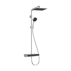 Système de douche Hansgrohe Activera Q 28648000, pommeau de douche 290 x 180 mm, 1 jet, chromé