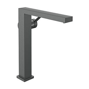 Mitigeur lavabo monocommande hansgrohe Tecturis E 73070340, saillie 197 mm, avec bonde à ouverture par pression, finition chrome noir brossé