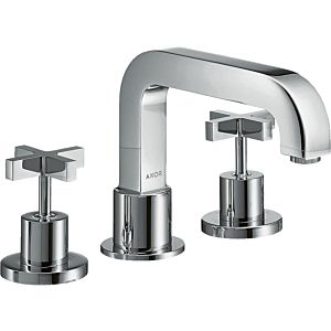 hansgrohe Wannenrandarmatur Axor Citterio 3943600 chrom, Fertigmontageset 3-Loch