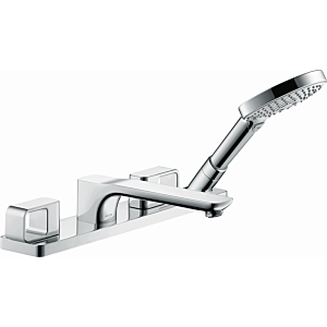 hansgrohe Fertigmontageset Axor Urquiola 11443000 4-Loch-Wannenrandarmatur, chrom
