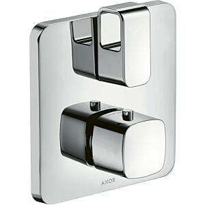 hansgrohe Thermostat Fertigset Axor Urquiola Unterputz, mit Ab- und Umstellventil, chrom