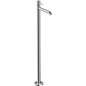 hansgrohe Axor Uno trim kit 38037800 wash basin mixer, floor-standing, with loop handle, without waste set, stainless steel look