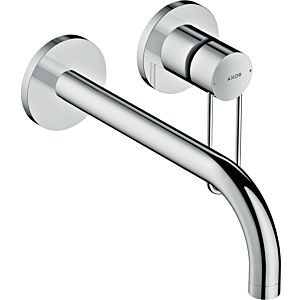 hansgrohe Axor Uno trim kit 38122950 concealed basin mixer, loop handle, rosette, projection 225 mm, brushed brass