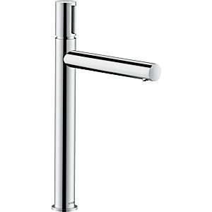 hansgrohe Axor Uno Waschtischarmatur 45014330 Ausladung 198mm, unverschließbare Ablaufgarnitur, polished black chrome