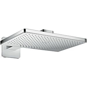 Axor ShowerSolutions Kopfbrause 2jet 35275000 chrom, 46x30cm, mit Brausearm und softcube Rosette