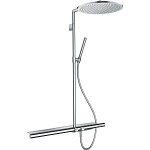 Hansgrohe Axor 800 Showerpipe 27984000 chrom, mit Thermostat, Kopfbrause und Handbrause