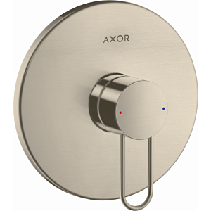 Axor Uno Brausearmatur 38626820 Brushed Nickel, mit Bügelgriff, Unterputz
