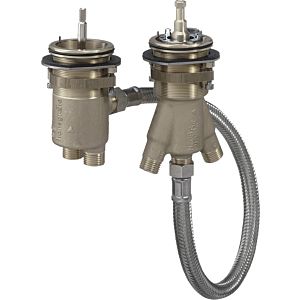 hansgrohe Axor basic set 15486180 DN 15, for 2-hole rim-mounted bath mixer with thermostat
