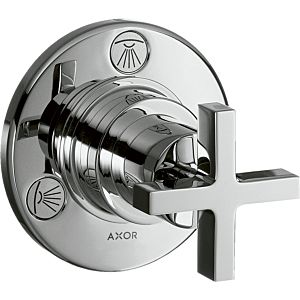 Axor Citterio Absperr- und Umstellventil 39925000 Unterputz, mit Kreuzgriff, chrom