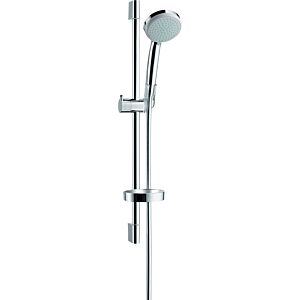hansgrohe Brauseset Croma 100 Vario 27772000 chrom, mit 65 cm Brausestange Unica C