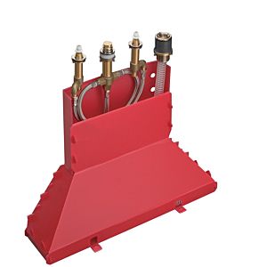 hansgrohe Grundkörper für 4-Loch-Armatur 13444180 Wannenrandmontage, DN15