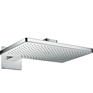Axor ShowerSolutions Kopfbrause 2jet 35280000 chrom, 46x30cm, mit Brausearm und eckiger Rosette