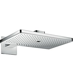 Axor ShowerSolutions Kopfbrause 3jet 35282000 chrom, 46x30cm, mit Brausearm und eckiger Rosette