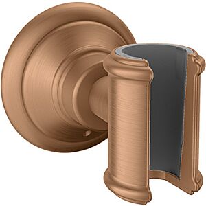 hansgrohe Brausehalter 16325140 feste Halteposition, Metall, brushed bronze