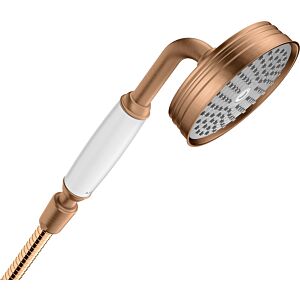 hansgrohe hand shower 16320140 100mm, 1jet, brushed bronze