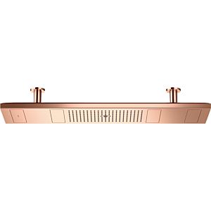hansgrohe Axor ShowerHeaven Kopfbrause 10629300 1200x300mm, mit Beleuchtung 5000 K, polished red gold
