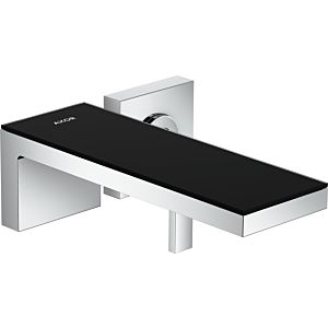 hansgrohe Axor MyEdition Fertigmontageset 47060600 Ausladung 221 mm, UP-Waschtischarmatur, chrom/Schwarzglas