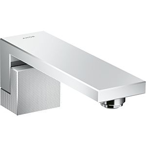 hansgrohe Axor Edge bath spout 46411000 projection 190mm, wall mounting, diamond cut, chrome