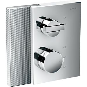 hansgrohe Axor Edge Fertigmontageset 46751000 chrom, Diamantschliff, Thermostat, Unterputz, 1x Verbraucher