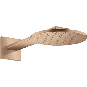 hansgrohe Axor douche de tête 35296310 avec bras de douche, or rouge brossé
