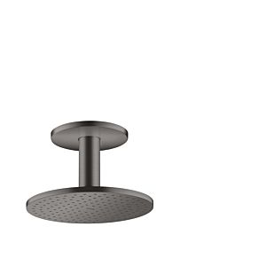 hansgrohe Axor douche de tête 35297340 avec raccordement au plafond, chrome noir brossé