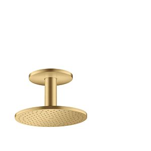 hansgrohe Axor Kopfbrause 35286250 mit Deckenanschluss, brushed gold optic