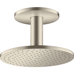hansgrohe Axor douche de tête 35297820 avec raccordement au plafond, nickel brossé