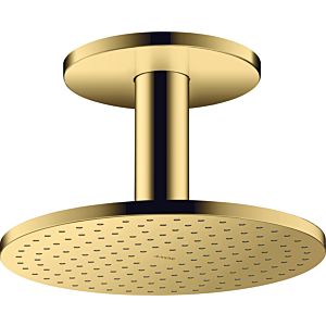 hansgrohe Axor Kopfbrause 35297990 mit Deckenanschluss, polished gold optic