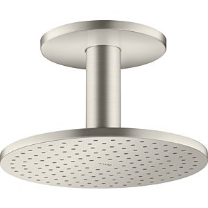 hansgrohe Axor overhead shower 35286800 with ceiling connection, stainless steel optic
