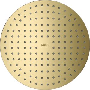 hansgrohe Axor overhead shower 35287950 ceiling, concealed installation, brushed brass