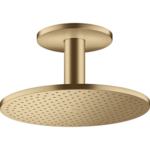 hansgrohe Axor overhead shower 35304140 with ceiling connection, brushed bronze