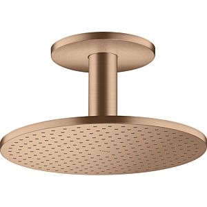 hansgrohe Axor Kopfbrause 35301310 mit Deckenanschluss, brushed red gold